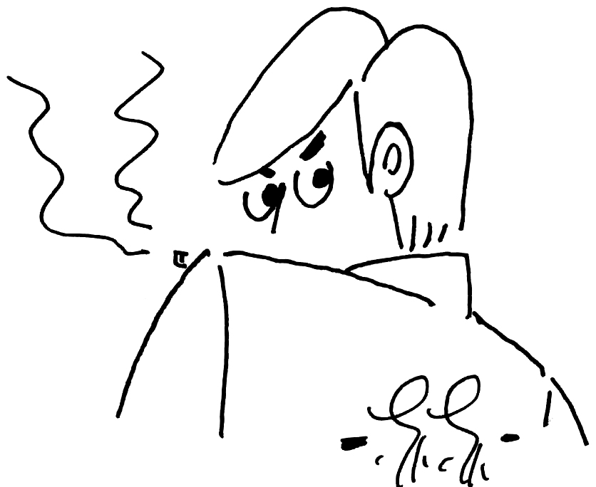 평소 사진 찍는 것을 좋아하지 않아 그의 사진은 많지 않고 이렇게 캐리커쳐를 통해 독자들을 만난다. 들녘 출판사