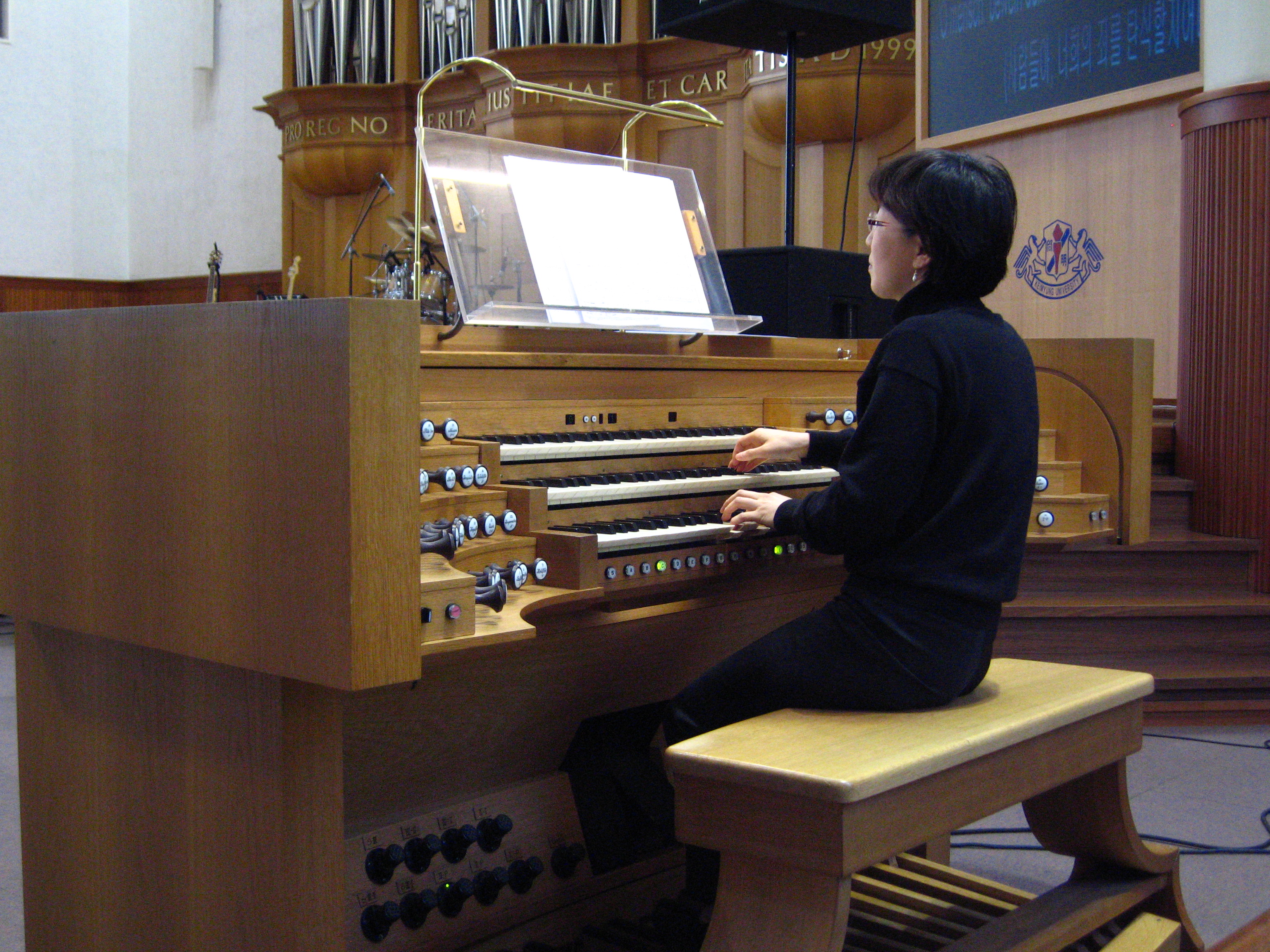 오르간 연주자 박옥주(독일 잘부뤼켄 국립음대 최고연주자 과정·졸업)씨. 이은비 기자