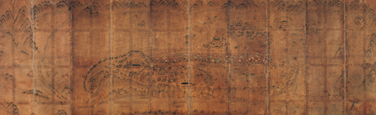 보물로 지정된 진주성도 행소박물관