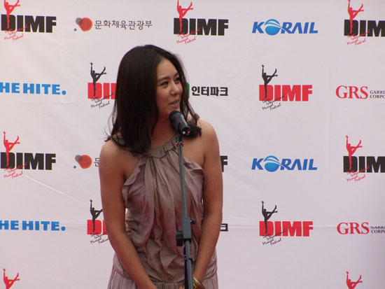 올해의 스타상을 수상한 옥주현씨 정완식 기자