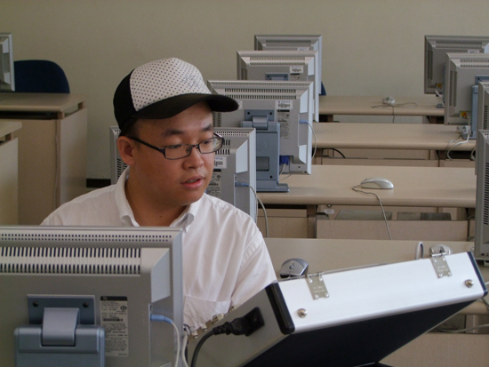 컴퓨터공학과의 조교로 활동중인 김휘 씨 정완식 기자