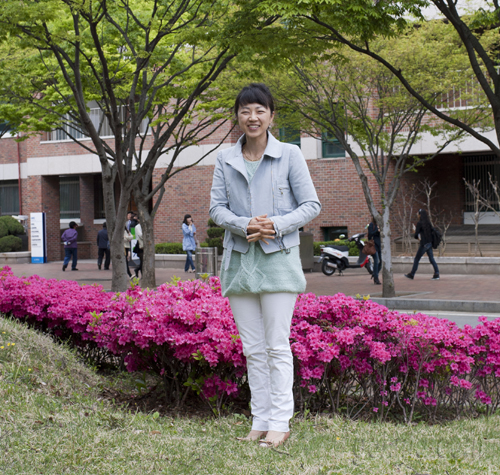 한국저작권 위원회로부터 지식재산권을 취득한 김선이 씨 김선이 씨 제공