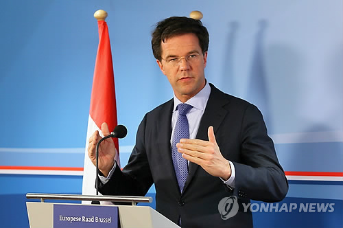 마르크 뤼테 네덜란드 총리(EPA=연합뉴스, 자료사진)