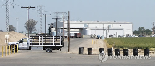 캘리포니아주 프레즈노의 가축 사체 처리장(자료사진)